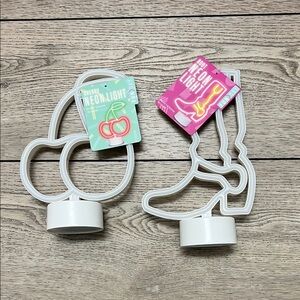 Neon Light Set - Cherry and Boot Design